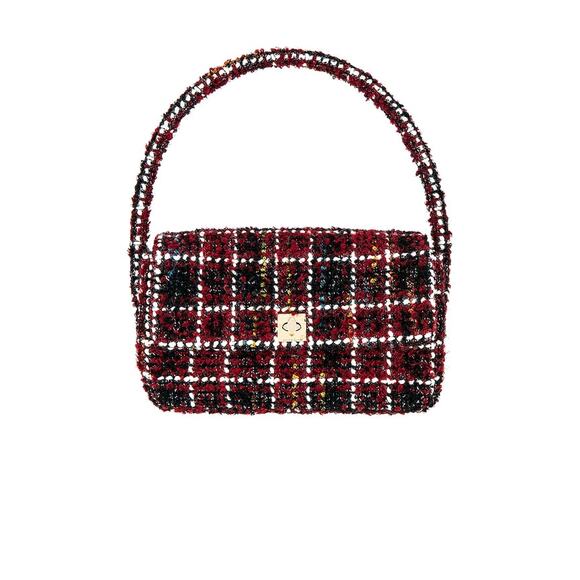Anine Bing 'Nico' Red Wool Bag - Picture 1 of 5